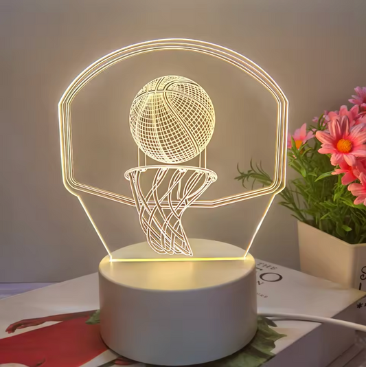 Multicolour 3D Nightlight "Backboard Edition"